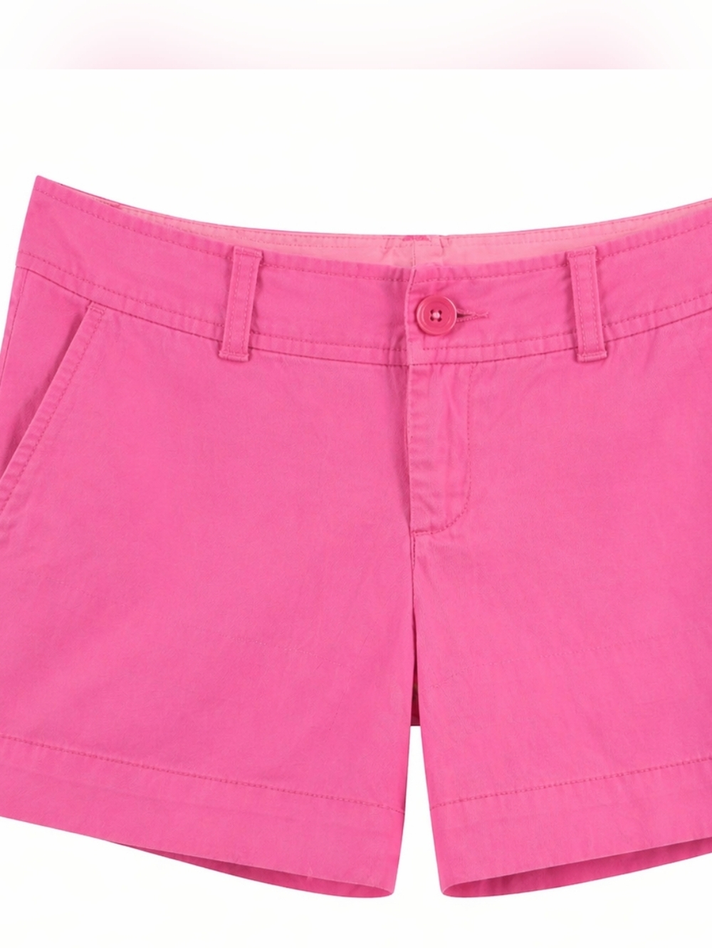 Lilly Pulitzer Pink Chino Shorts Flat Front Chic Preppy Summer | Size 0